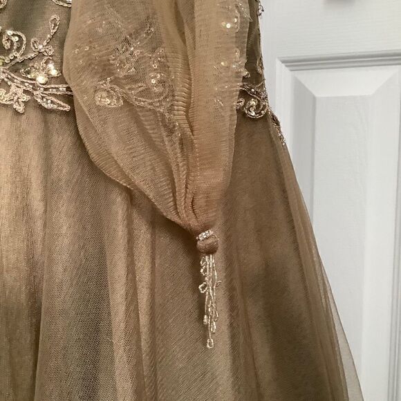 MON CHERI STRAPLESS TRUMPET PROM/ EVENING GOWN/ WEDDING DRESS SIZE 6 - Picture 12 of 15